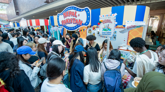 The event showcased a variety of cultural performances and booths, highlighting HKU’s dynamic and international campus environment.